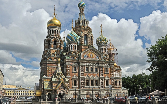 جاذبه های توریستی کلیسای ناجی بر خون ریخته شده، سنت پترزبورگ، روسیه 