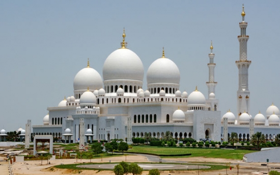 جاذبه های توریستی مسجد شیخ زاید، ابوظبی، امارات